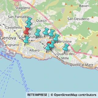 Mappa Via Sturla, 16147 Genova GE, Italia (1.45273)