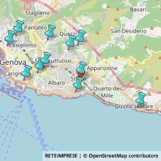 Mappa Via Sturla, 16147 Genova GE, Italia (2.44818)