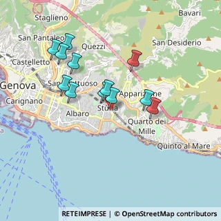 Mappa Via Sturla, 16147 Genova GE, Italia (1.67417)