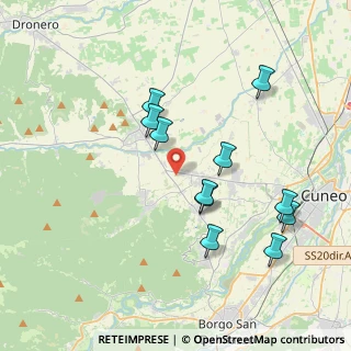 Mappa Via Meineri, 12010 Bernezzo CN, Italia (3.80818)