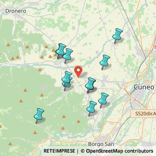 Mappa Via Meineri, 12010 Bernezzo CN, Italia (3.38417)
