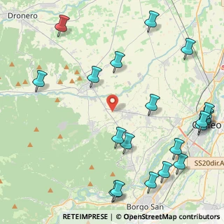 Mappa Via Meineri, 12010 Bernezzo CN, Italia (5.928)