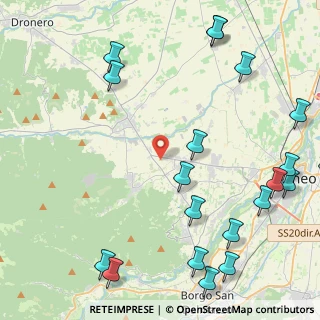Mappa Via Meineri, 12010 Bernezzo CN, Italia (6.2035)