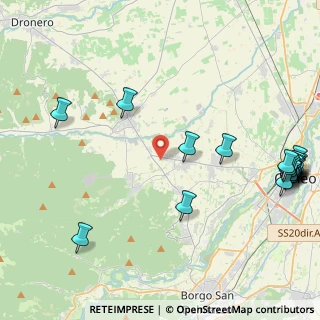 Mappa Via Meineri, 12010 Bernezzo CN, Italia (6.149)