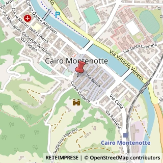 Mappa Via Camillo Benso Cavour, 14, 17014 Cairo Montenotte, Savona (Liguria)
