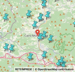 Mappa Corso Giuseppe Mazzini, 17014 Cairo Montenotte SV, Italia (5.369)