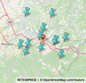 Mappa Regione Pile, 12076 Lesegno CN, Italia (6.5425)