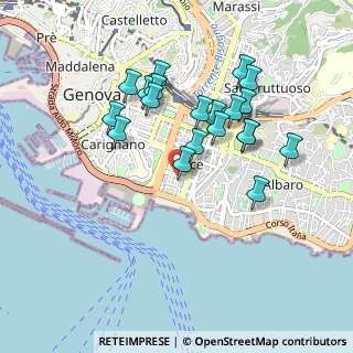 Mappa Via Attilio Odero, 16129 Genova GE, Italia (0.8645)
