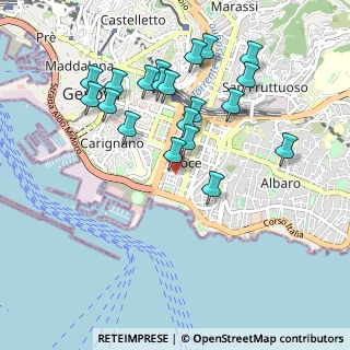 Mappa Via Attilio Odero, 16129 Genova GE, Italia (0.9635)