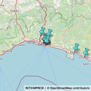 Mappa Via Attilio Odero, 16129 Genova GE, Italia (7.04636)