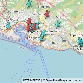 Mappa Via Attilio Odero, 16129 Genova GE, Italia (2.34571)
