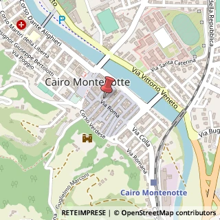 Mappa Via Solferino, 4, 17014 Cairo Montenotte, Savona (Liguria)