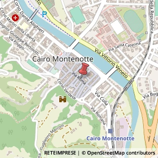 Mappa Via Roma, 44, 17014 Cairo Montenotte, Savona (Liguria)