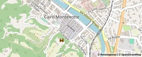 Mappa Cairo Montenotte