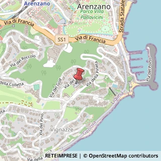 Mappa Piazzetta del Centro, 4, 16011 Arenzano, Genova (Liguria)