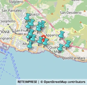 Mappa Via Assab, 16147 Genova GE, Italia (1.3975)