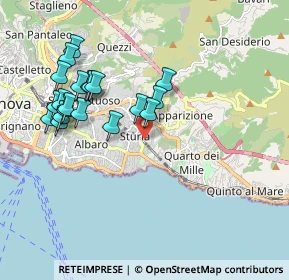 Mappa Via Assab, 16147 Genova GE, Italia (1.9455)