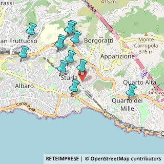 Mappa Via Bottini, 16147 Genova GE, Italia (1.01583)