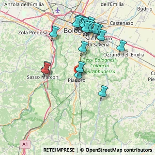 Mappa Via delle Cooperazione, 40065 Pianoro BO, Italia (8.415)