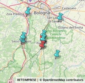 Mappa Via delle Cooperazione, 40065 Pianoro BO, Italia (5.17083)