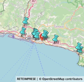 Mappa Via Luigi Devoto, 16131 Genova GE, Italia (5.80909)