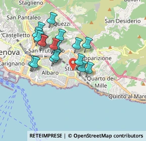 Mappa Via Luigi Devoto, 16131 Genova GE, Italia (1.61556)