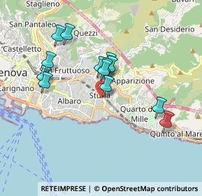 Mappa Via Luigi Devoto, 16131 Genova GE, Italia (1.63846)