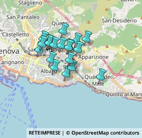 Mappa Via Devoto Luigi, 16147 Genova GE, Italia (1.288)