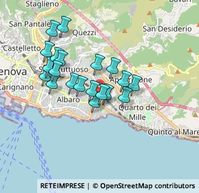 Mappa Via Devoto Luigi, 16147 Genova GE, Italia (1.484)