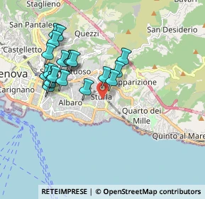 Mappa Via Luigi Devoto, 16131 Genova GE, Italia (1.8015)