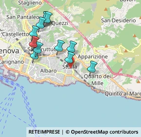 Mappa Via Luigi Devoto, 16131 Genova GE, Italia (1.94417)