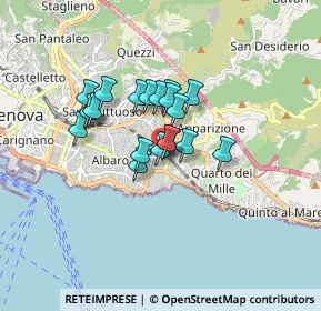 Mappa Via Luigi Devoto, 16131 Genova GE, Italia (1.163)