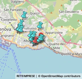 Mappa Via Luigi Devoto, 16131 Genova GE, Italia (1.32933)