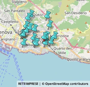 Mappa Via Devoto Luigi, 16147 Genova GE, Italia (1.432)