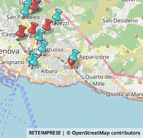 Mappa Via Luigi Devoto, 16131 Genova GE, Italia (2.76429)