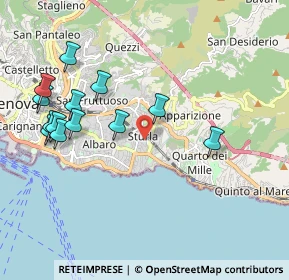 Mappa Via Luigi Devoto, 16131 Genova GE, Italia (2.16846)