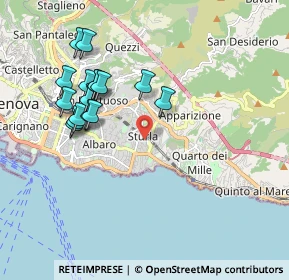 Mappa Via Luigi Devoto, 16131 Genova GE, Italia (1.90938)