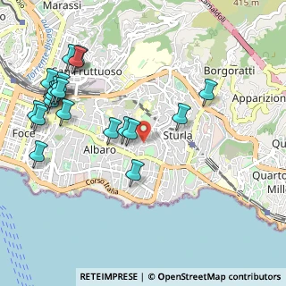 Mappa Via Camilla, 16146 Genova GE, Italia (1.2545)