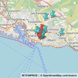 Mappa Via Eugenio Baroni, 16129 Genova GE, Italia (0.98909)