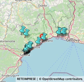 Mappa Via vicinale Chiappino, 16016 Cogoleto GE, Italia (13.092)