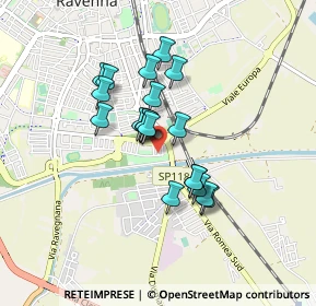 Mappa Via Toscanelli - dal Pozzo P., 48124 Ravenna RA, Italia (0.659)
