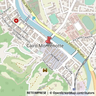 Mappa Piazza della Vittoria, 16, 17014 Cairo Montenotte, Savona (Liguria)