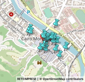 Mappa Piazza Stallani, 17014 Cairo Montenotte SV, Italia (0.1305)