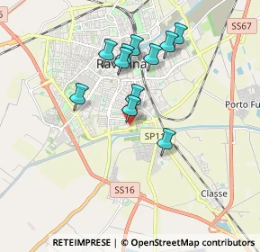 Mappa Via C. Flammarion, 48124 Ravenna RA, Italia (1.56364)