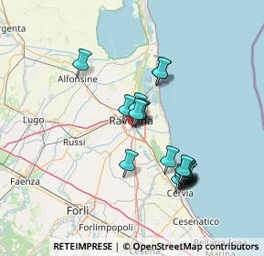 Mappa Via C. Flammarion, 48124 Ravenna RA, Italia (12.84)
