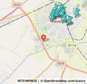 Mappa Via Andrea Sansovino, 48121 Ravenna RA, Italia (2.62)