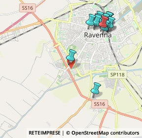 Mappa Via Andrea Sansovino, 48121 Ravenna RA, Italia (2.47)