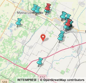 Mappa Via Ripe di Bagnara, 48032 Bagnara di Romagna RA, Italia (4.8065)