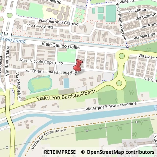 Mappa Via Chiarissimo Falconieri, 33, 48124 Ravenna, Ravenna (Emilia Romagna)