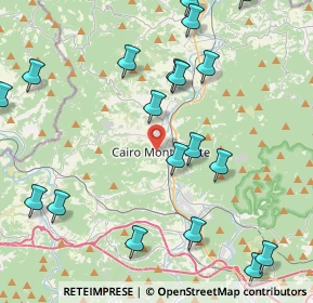 Mappa Corso Berio, 17014 Cairo Montenotte SV, Italia (5.4015)